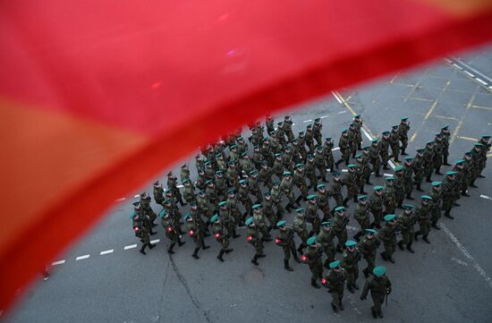 Russia WWII Victory Parade Rehearsal
