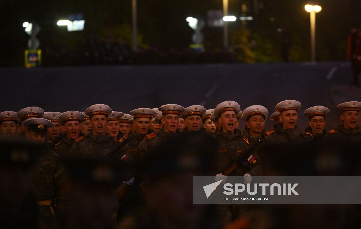 Russia WWII Victory Parade Rehearsal