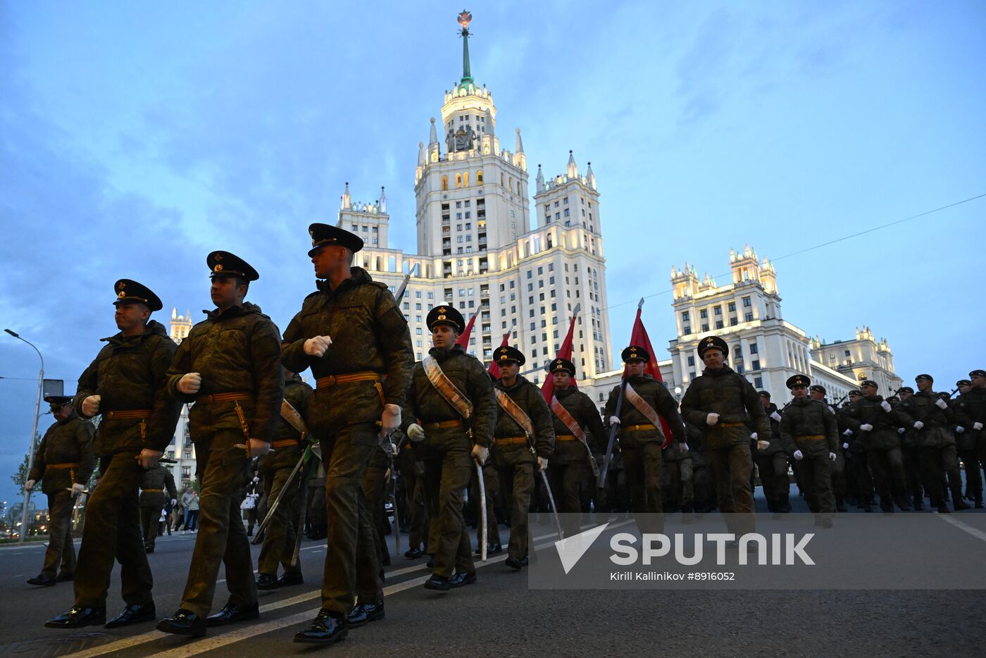 Russia WWII Victory Parade Rehearsal
