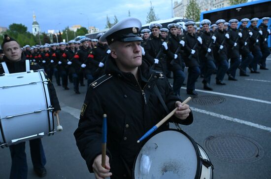 Russia WWII Victory Parade Rehearsal