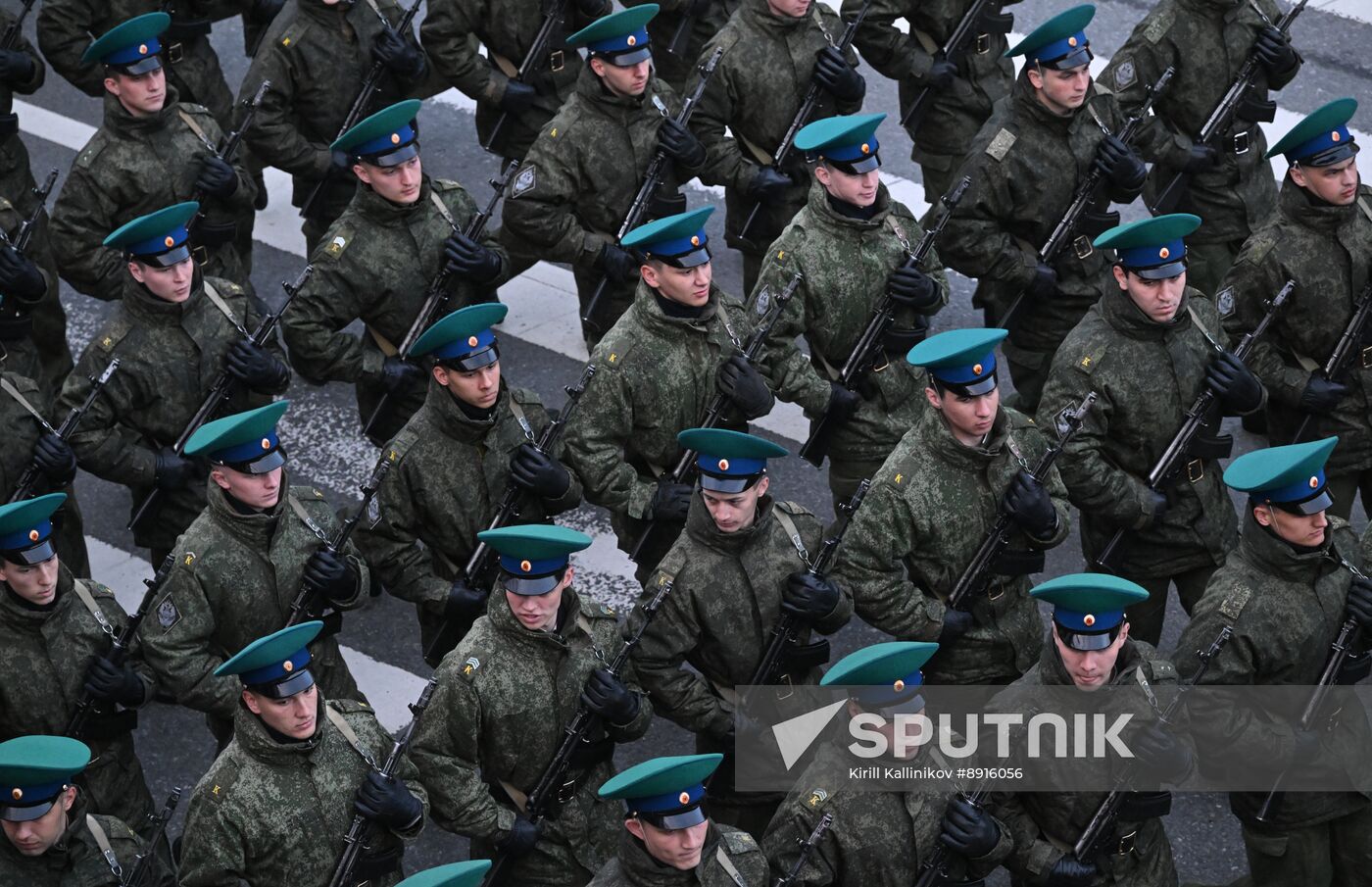 Russia WWII Victory Parade Rehearsal
