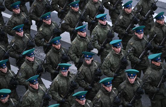 Russia WWII Victory Parade Rehearsal