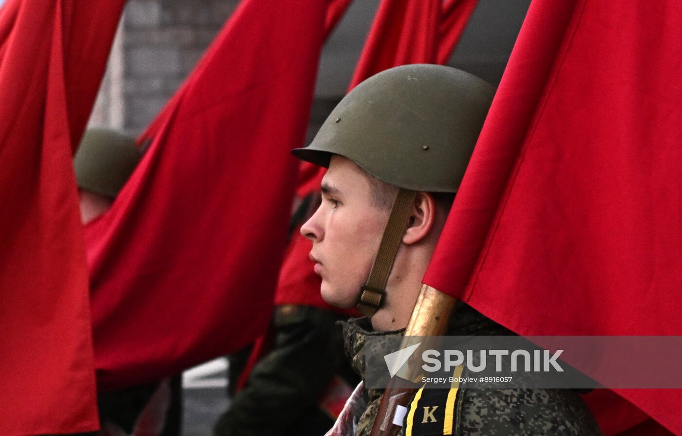Russia WWII Victory Parade Rehearsal