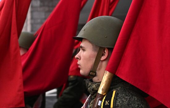 Russia WWII Victory Parade Rehearsal