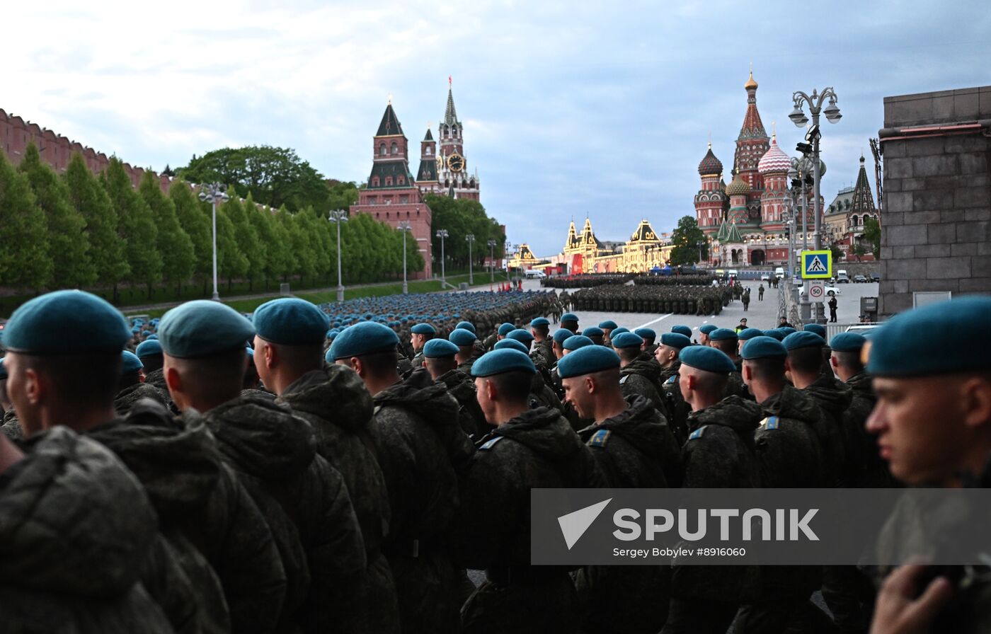 Russia WWII Victory Parade Rehearsal