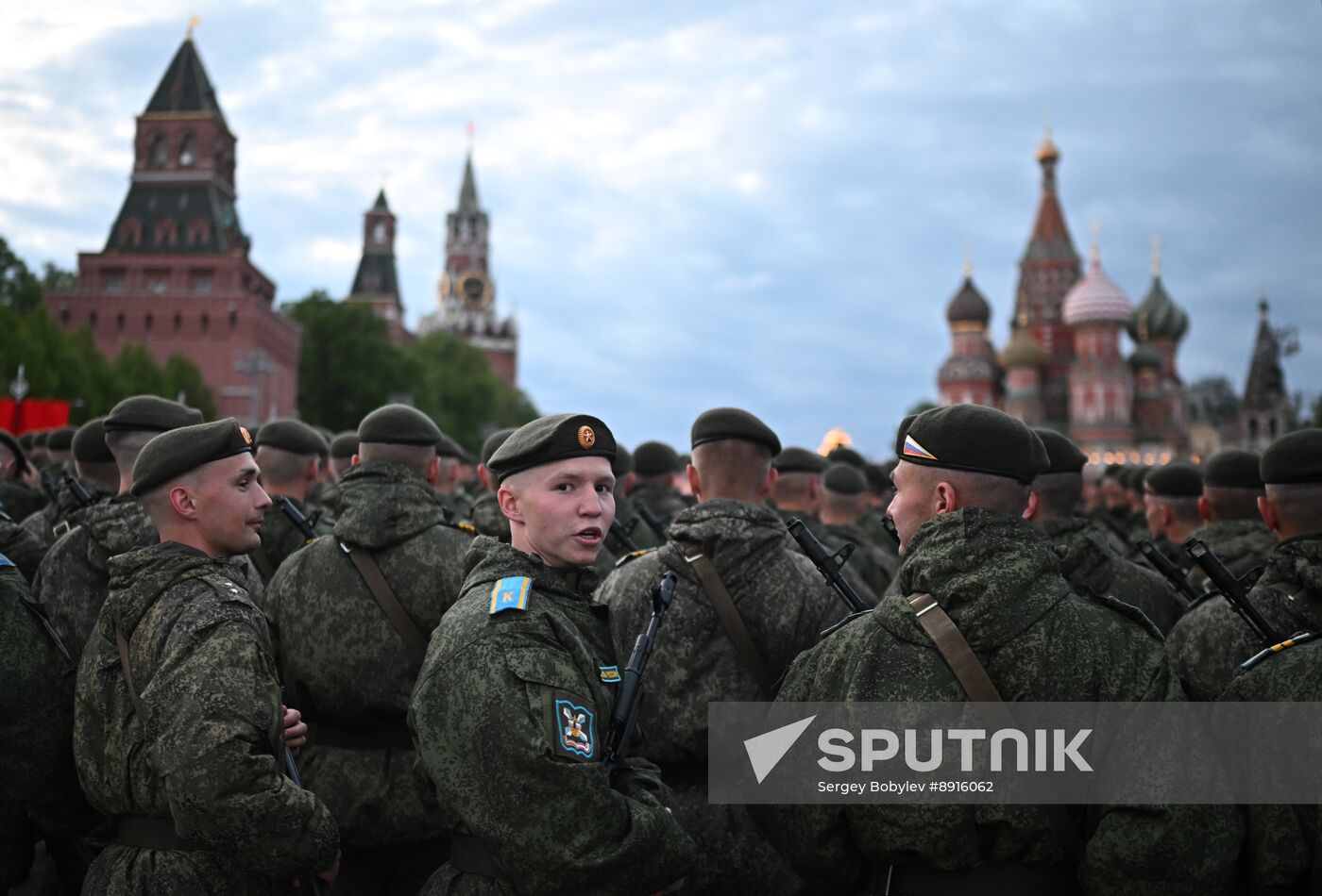 Russia WWII Victory Parade Rehearsal