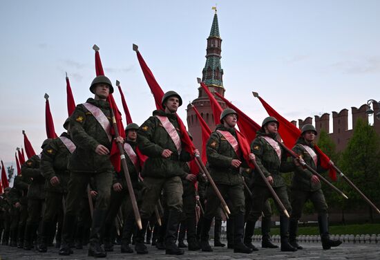 Russia WWII Victory Parade Rehearsal