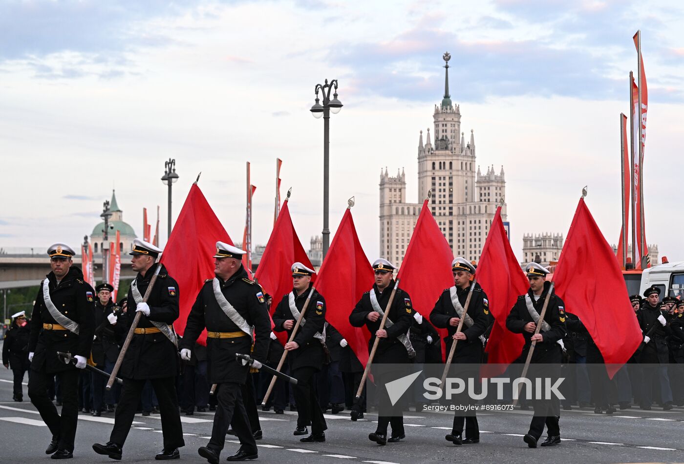 Russia WWII Victory Parade Rehearsal