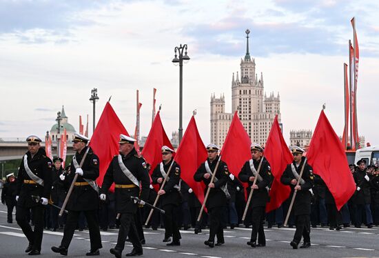 Russia WWII Victory Parade Rehearsal