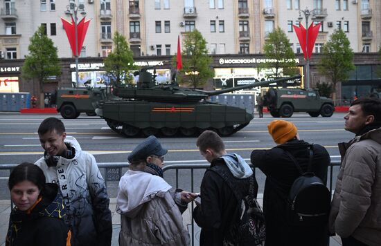 Russia WWII Victory Parade Rehearsal