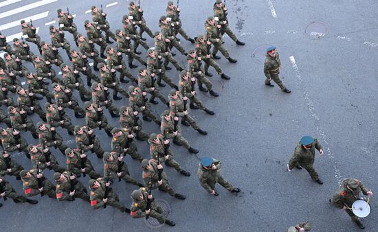 Russia WWII Victory Parade Rehearsal