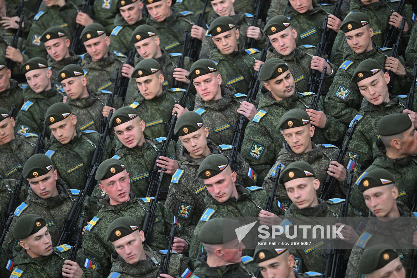 Russia WWII Victory Parade Rehearsal