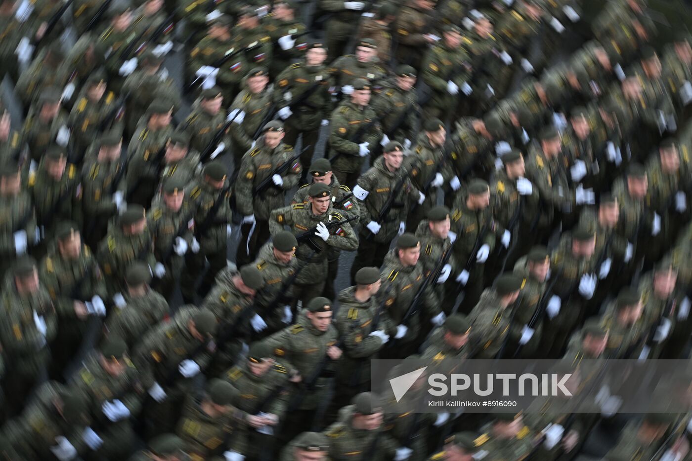Russia WWII Victory Parade Rehearsal