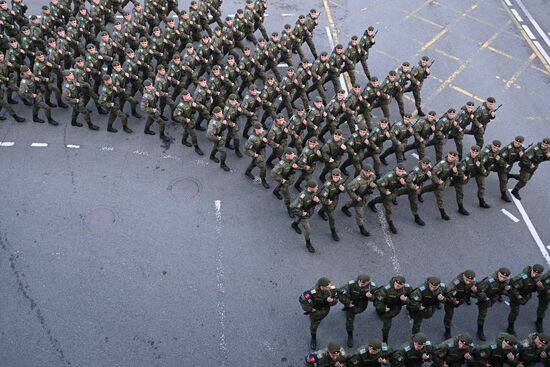 Russia WWII Victory Parade Rehearsal
