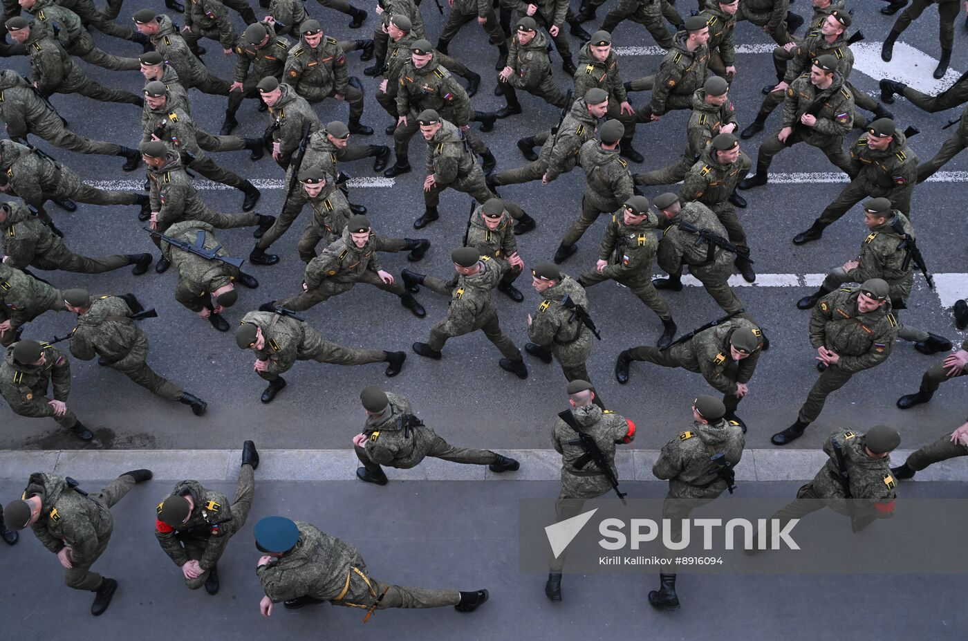 Russia WWII Victory Parade Rehearsal
