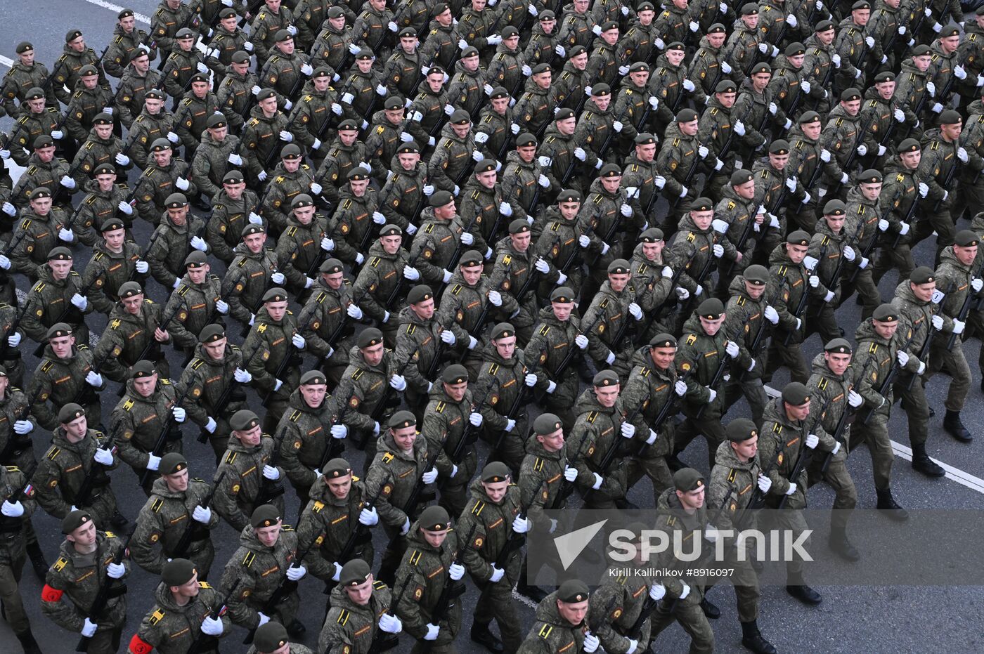 Russia WWII Victory Parade Rehearsal