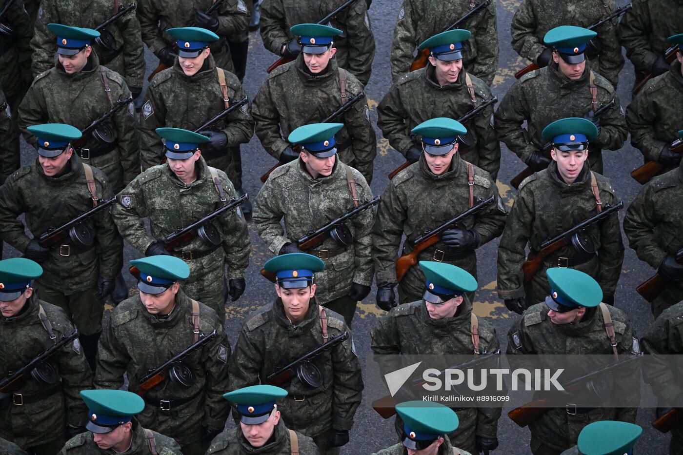 Russia WWII Victory Parade Rehearsal