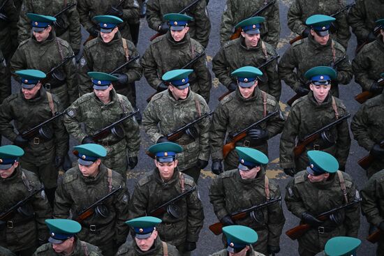 Russia WWII Victory Parade Rehearsal