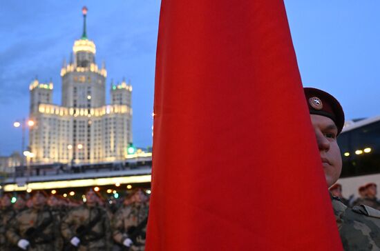 Russia WWII Victory Parade Rehearsal