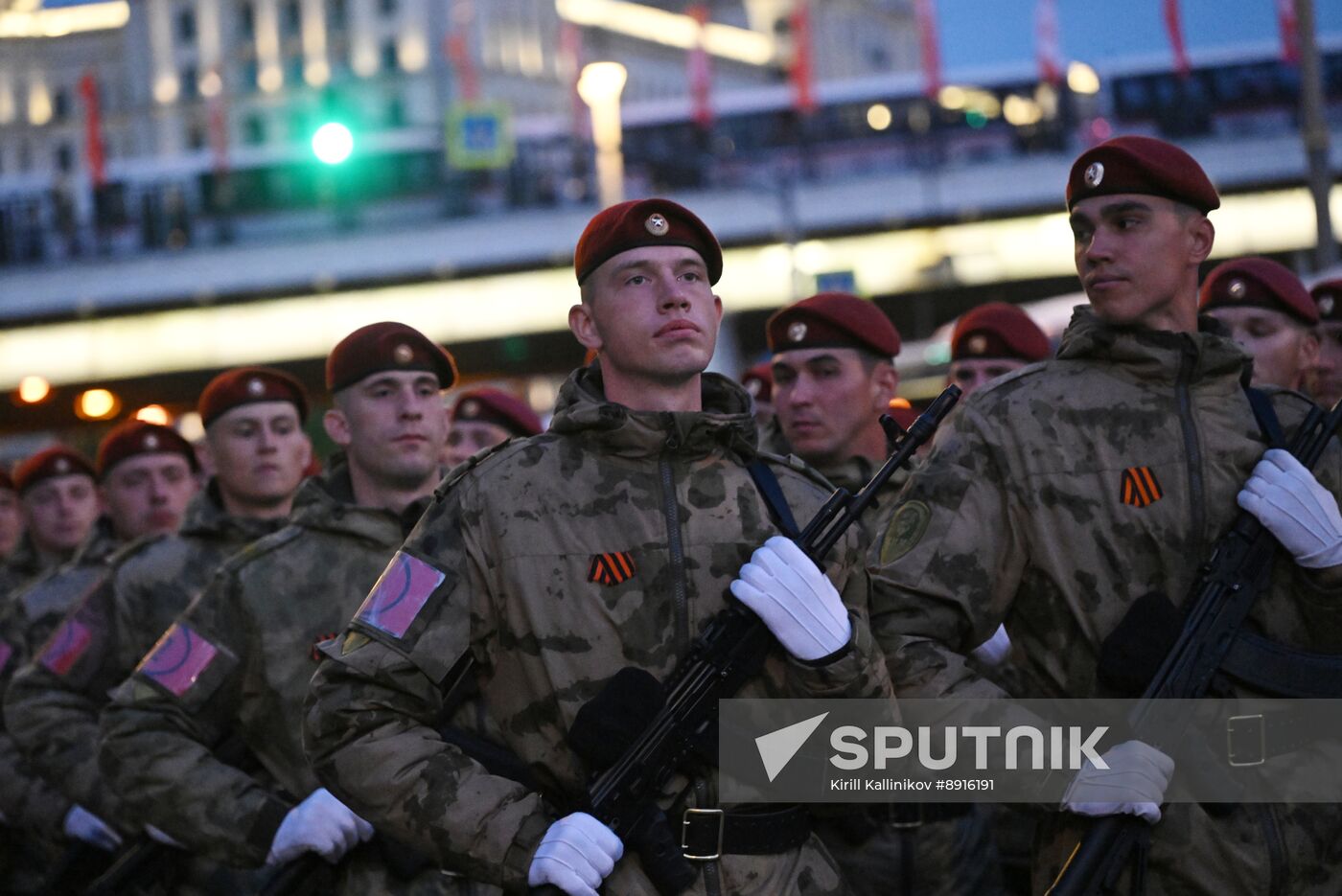 Russia WWII Victory Parade Rehearsal
