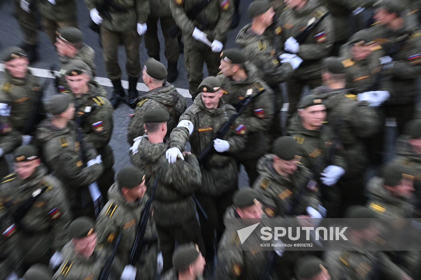 Russia WWII Victory Parade Rehearsal