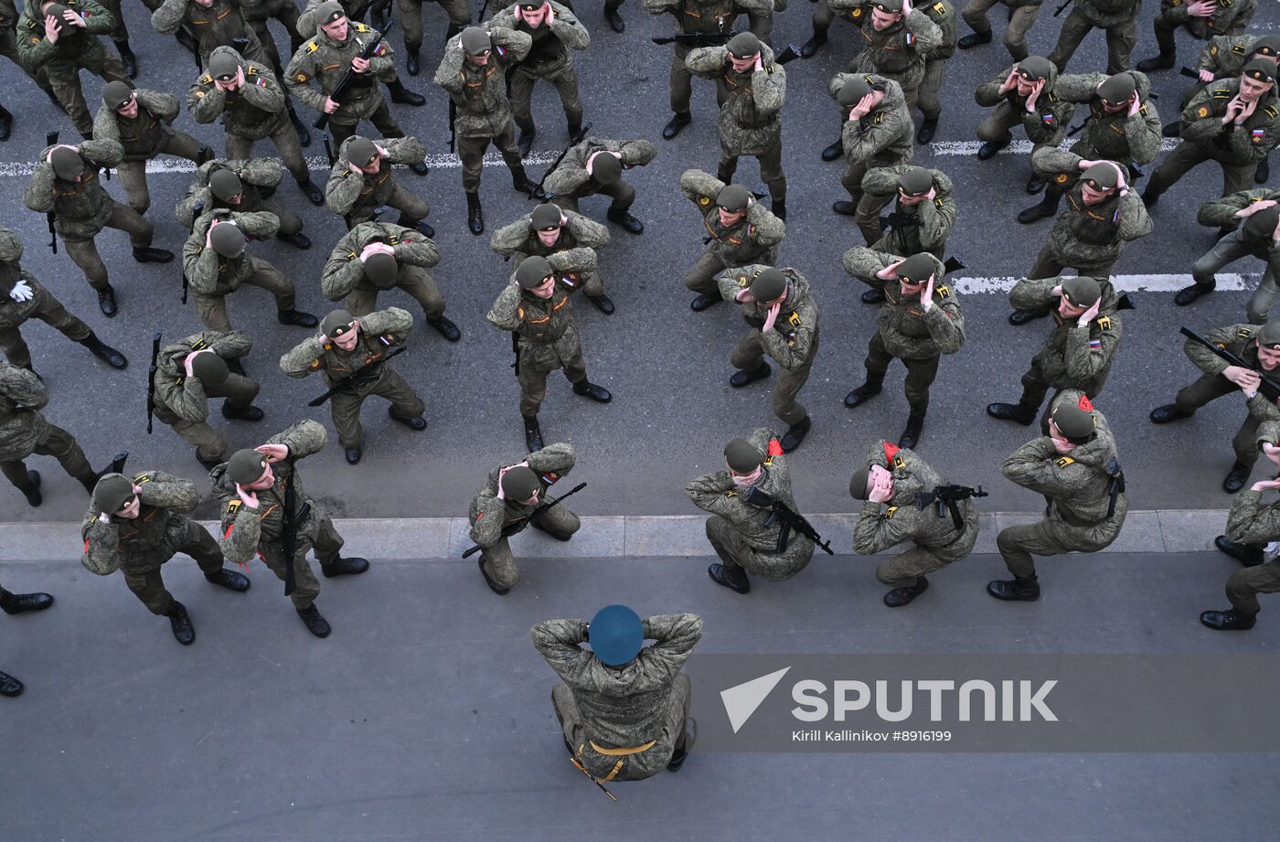 Russia WWII Victory Parade Rehearsal
