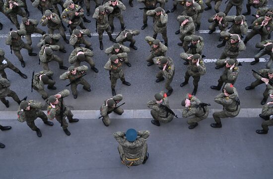 Russia WWII Victory Parade Rehearsal