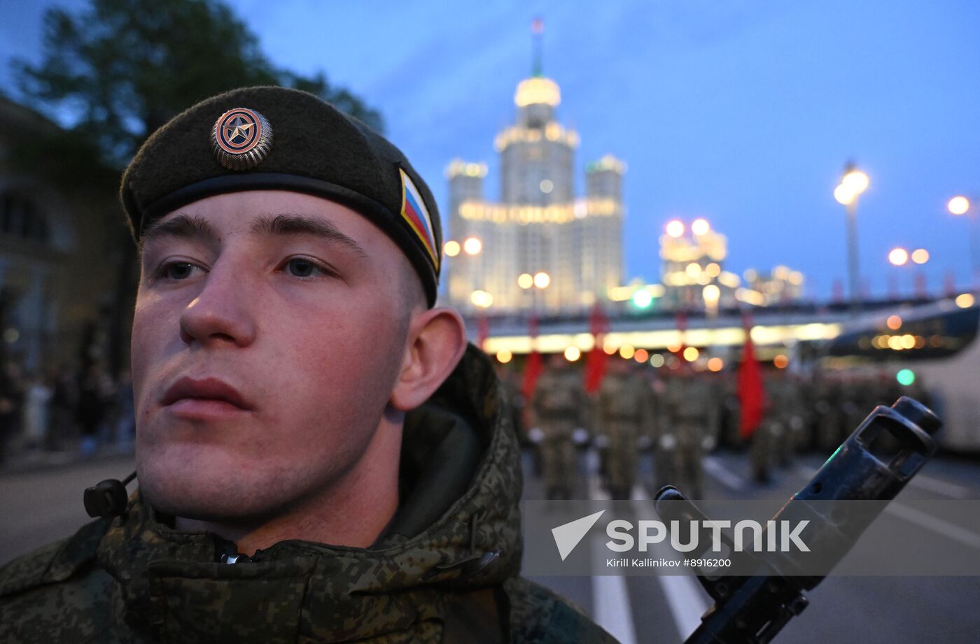 Russia WWII Victory Parade Rehearsal