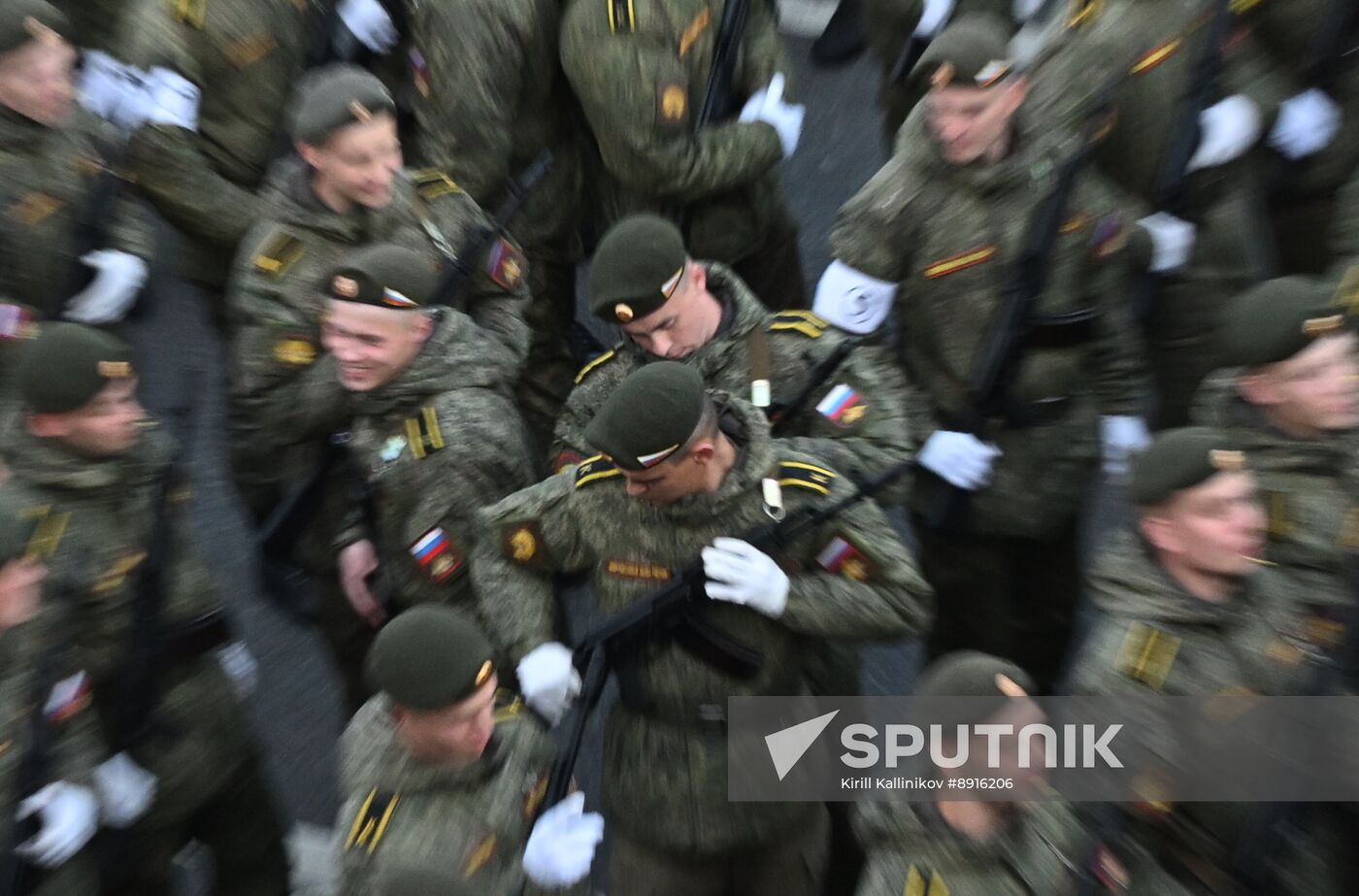 Russia WWII Victory Parade Rehearsal