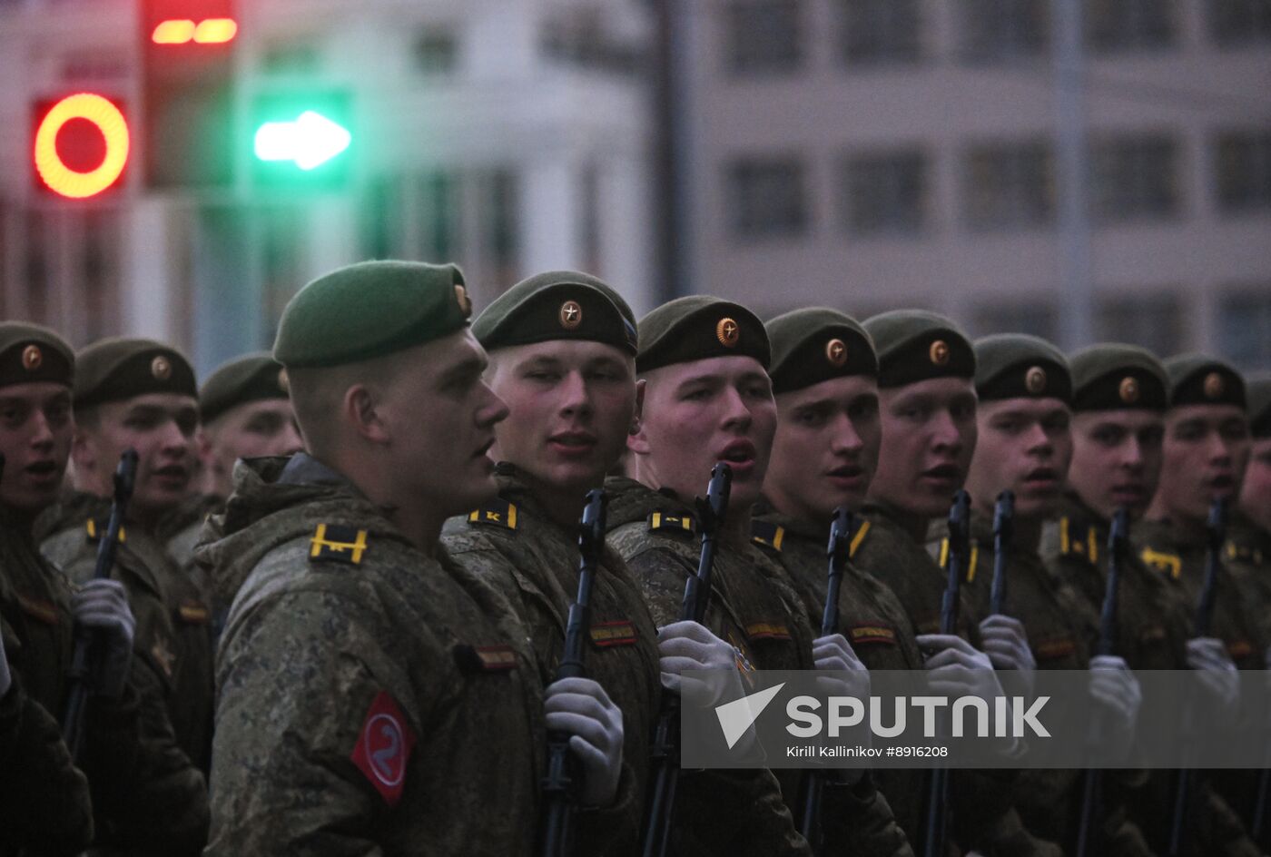 Russia WWII Victory Parade Rehearsal
