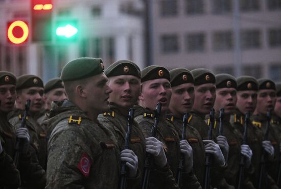 Russia WWII Victory Parade Rehearsal