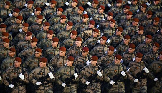 Russia WWII Victory Parade Rehearsal