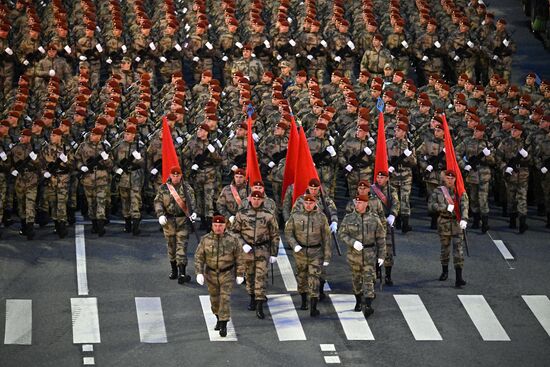 Russia WWII Victory Parade Rehearsal