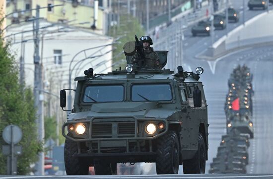 Russia WWII Victory Parade Rehearsal