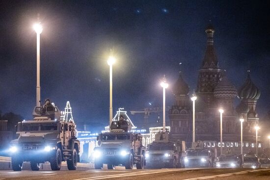 Russia WWII Victory Parade Rehearsal