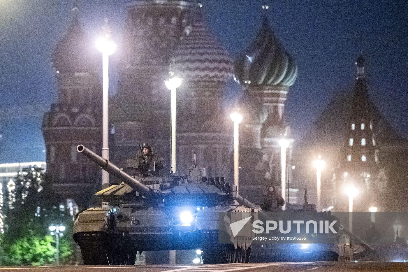 Russia WWII Victory Parade Rehearsal