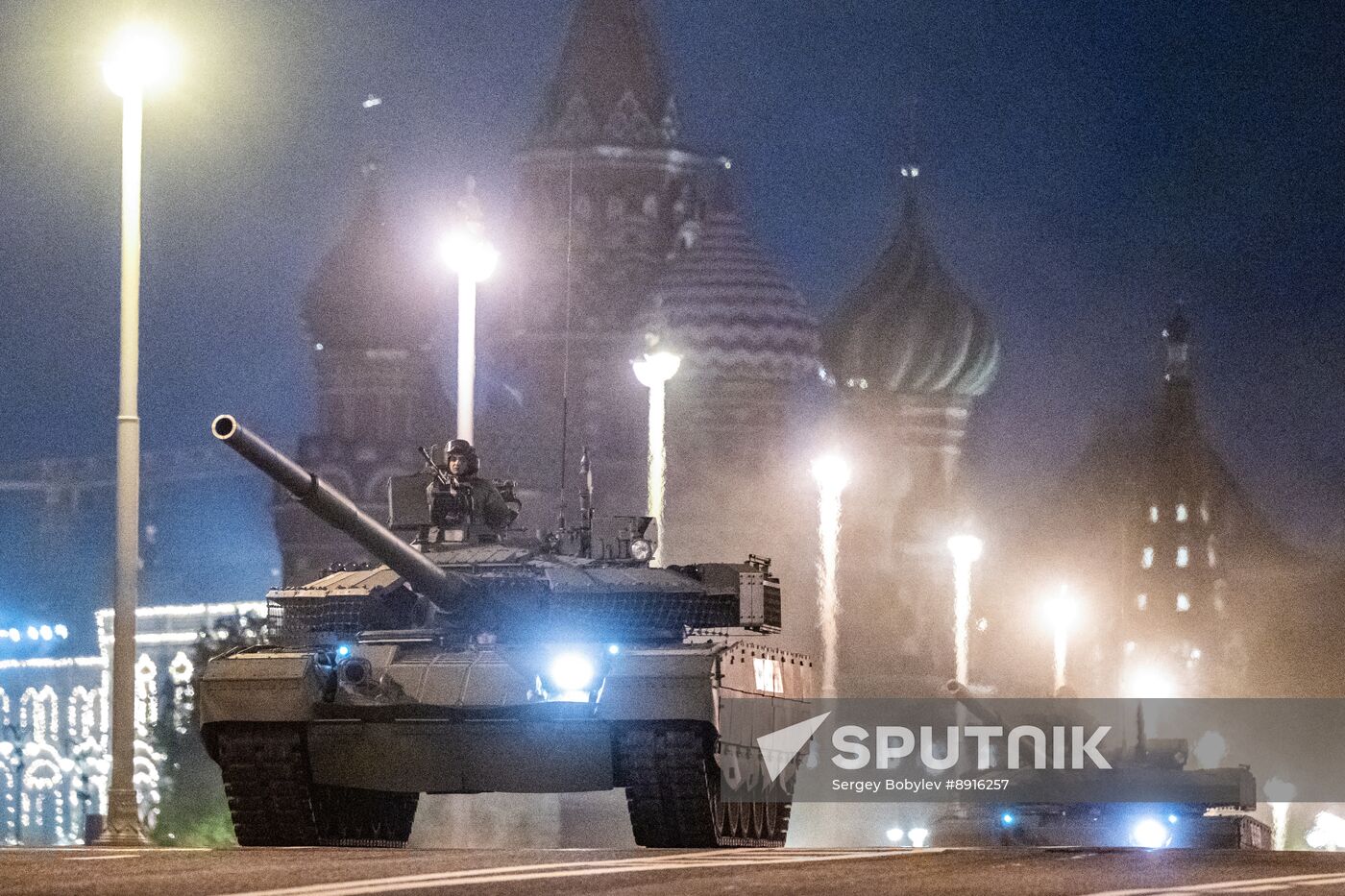 Russia WWII Victory Parade Rehearsal