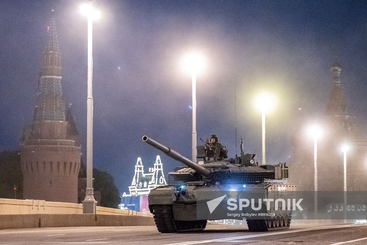 Russia WWII Victory Parade Rehearsal