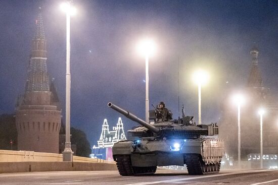 Russia WWII Victory Parade Rehearsal