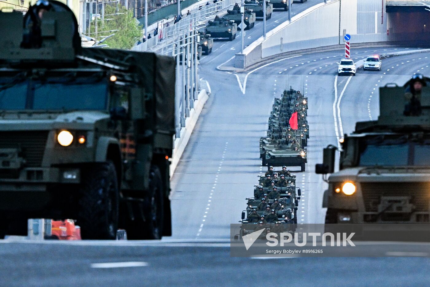 Russia WWII Victory Parade Rehearsal