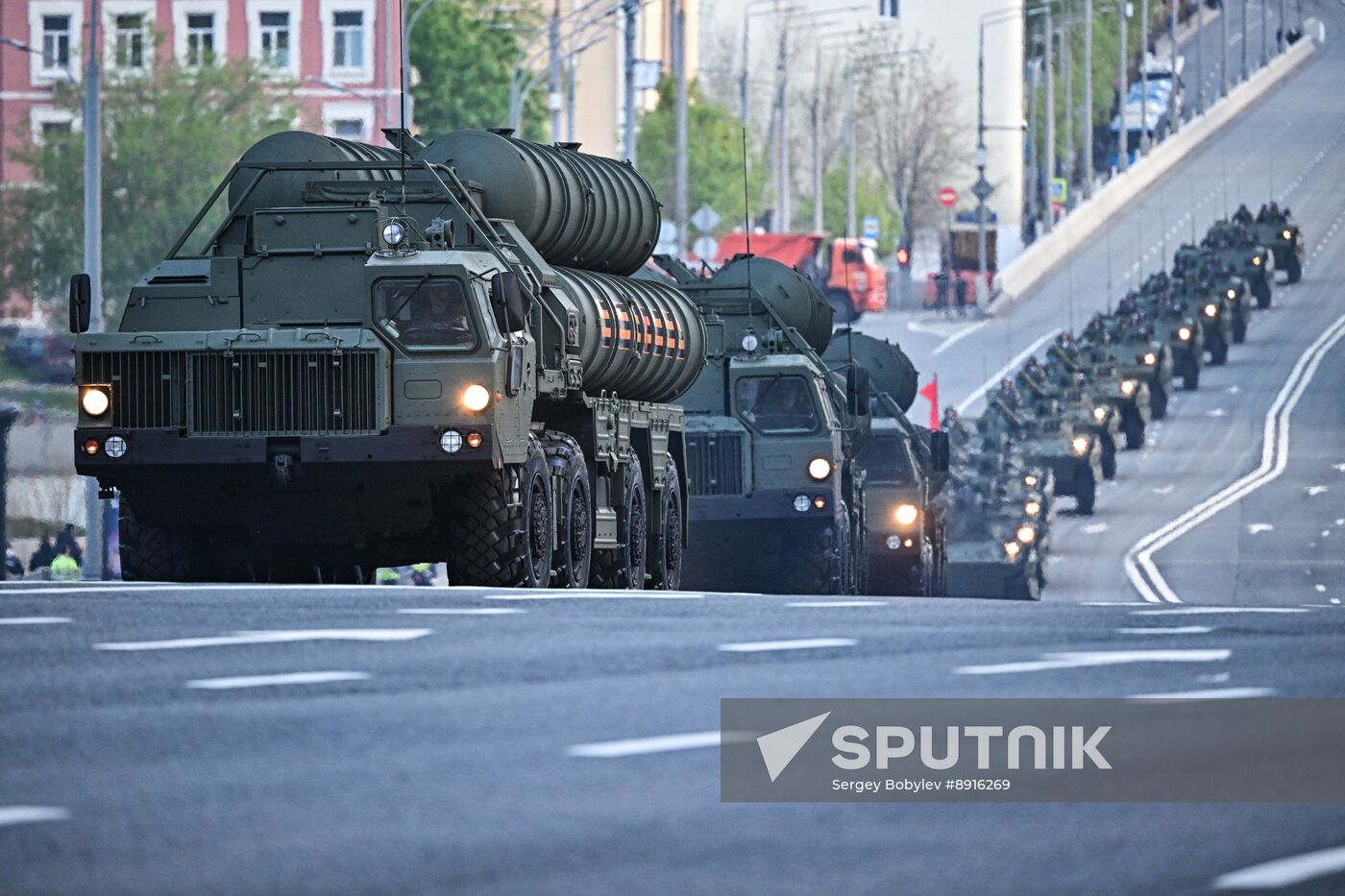 Russia WWII Victory Parade Rehearsal