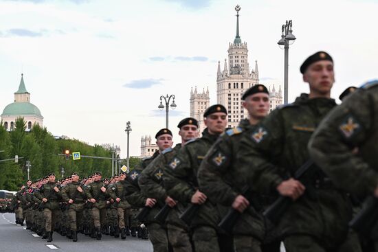 Russia WWII Victory Parade Rehearsal