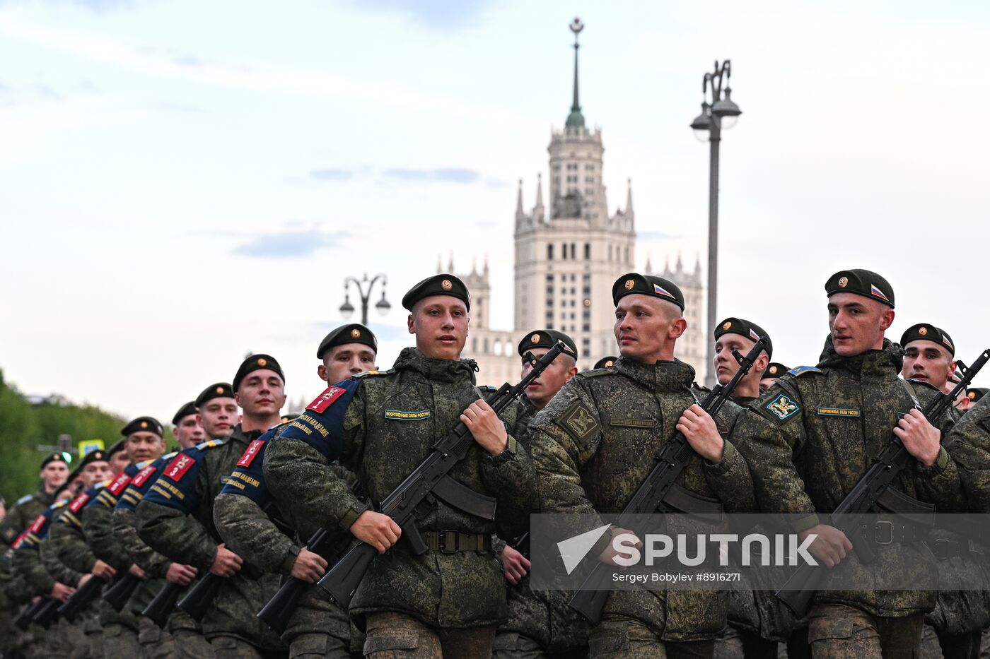 Russia WWII Victory Parade Rehearsal