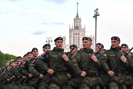 Russia WWII Victory Parade Rehearsal