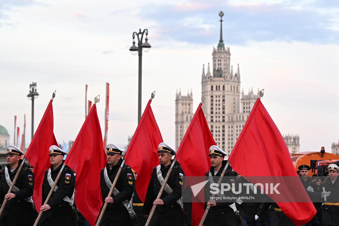 Russia WWII Victory Parade Rehearsal