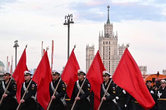 Russia WWII Victory Parade Rehearsal