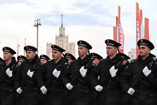Russia WWII Victory Parade Rehearsal