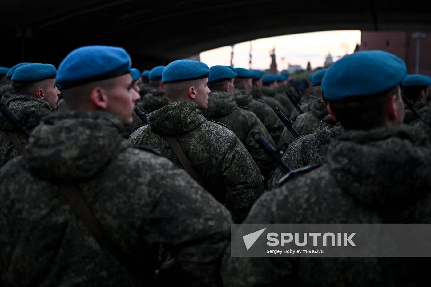 Russia WWII Victory Parade Rehearsal
