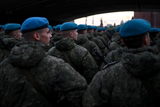 Russia WWII Victory Parade Rehearsal