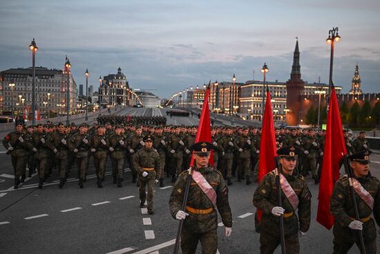 Russia WWII Victory Parade Rehearsal